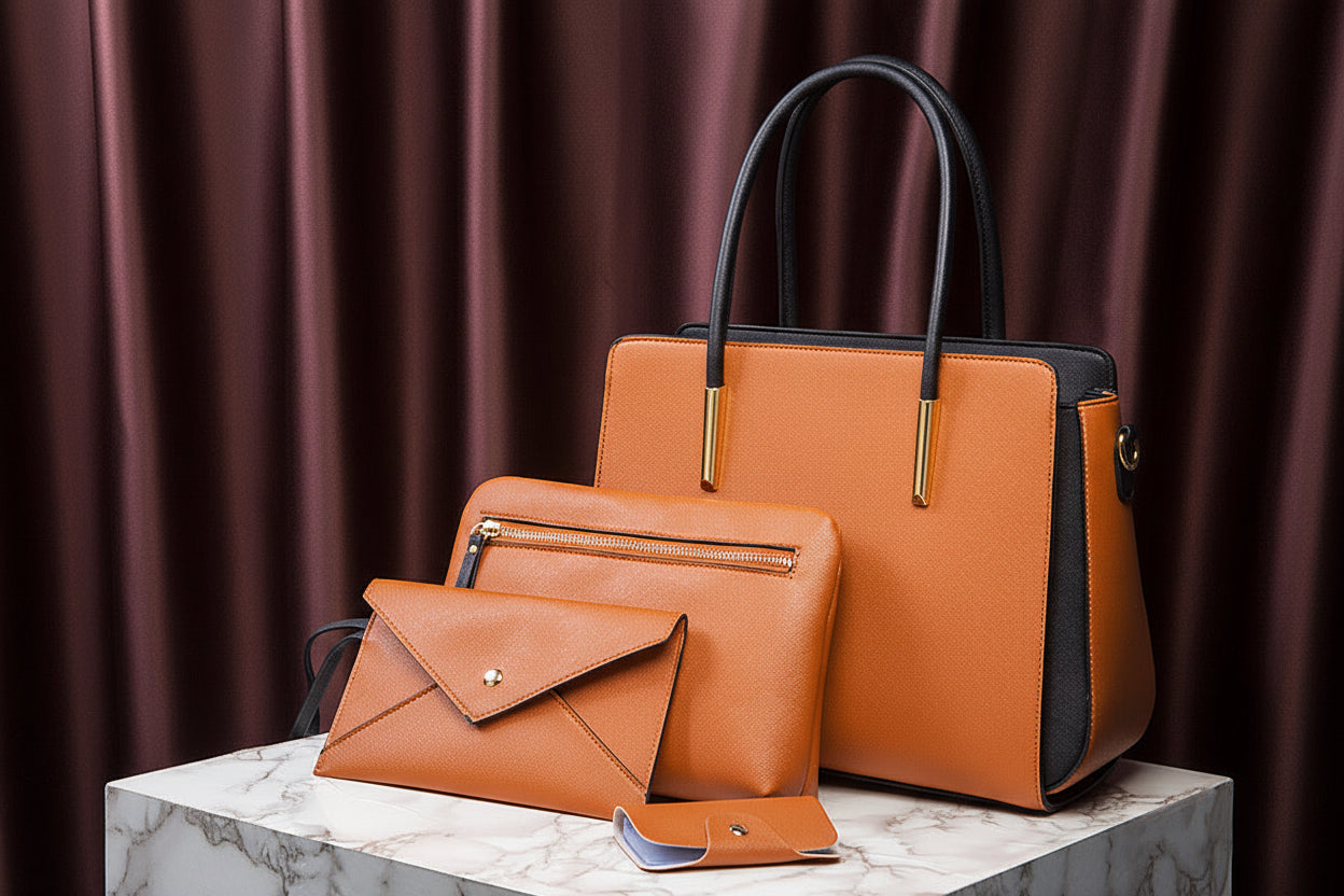 Women luxurious premium quality European Style Large Handbag