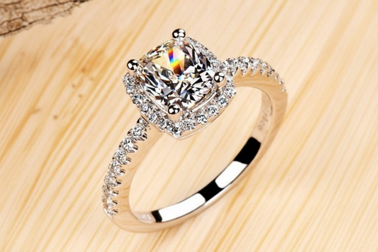 “Trendy White Gold Engagement Rings for Women - Bridal Wedding Jewellery”