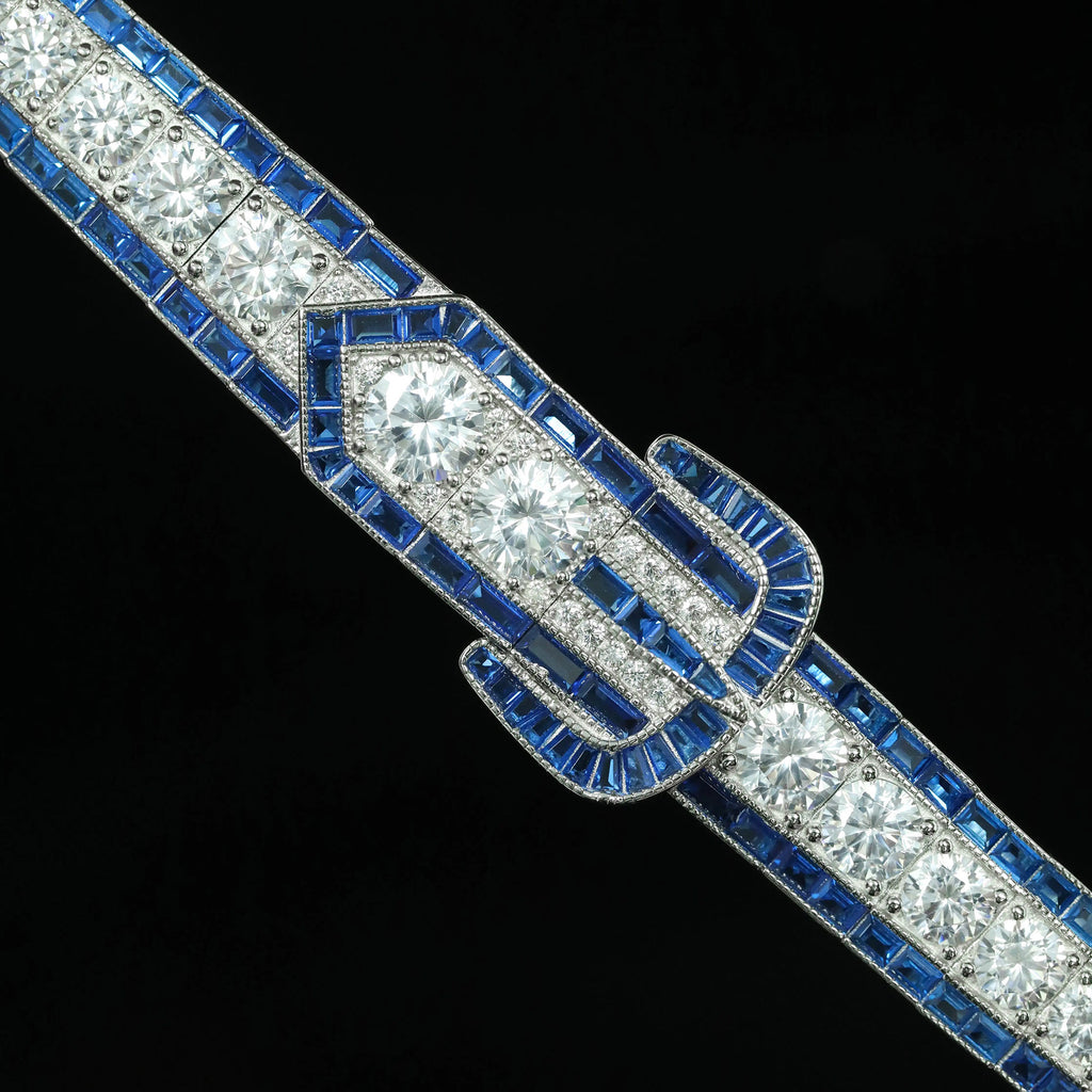 “Unleash Your Inner Rockstar with the High-Carbon Drill 925 Gold-Plated Bracelet!”