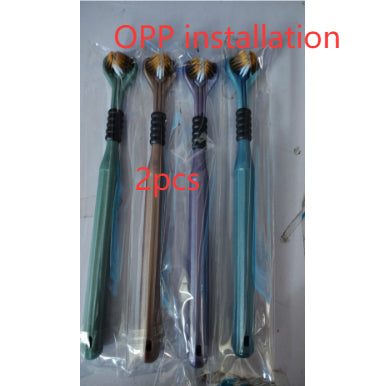 Three-sided Soft Fur Three-dimensional Toothbrush Scraping Tongue Coating 3D Manual