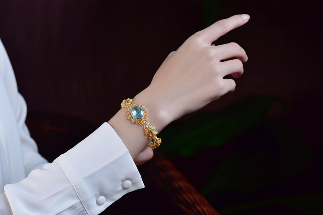 Pearl Bracelets For Women Gold Plating Pearl Bracelet Gold Wire Braided Vintage Style Bracelets Cuff Bracelets Fashion Bracelet