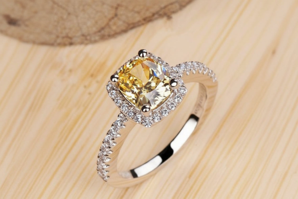 “Trendy White Gold Engagement Rings for Women - Bridal Wedding Jewellery”