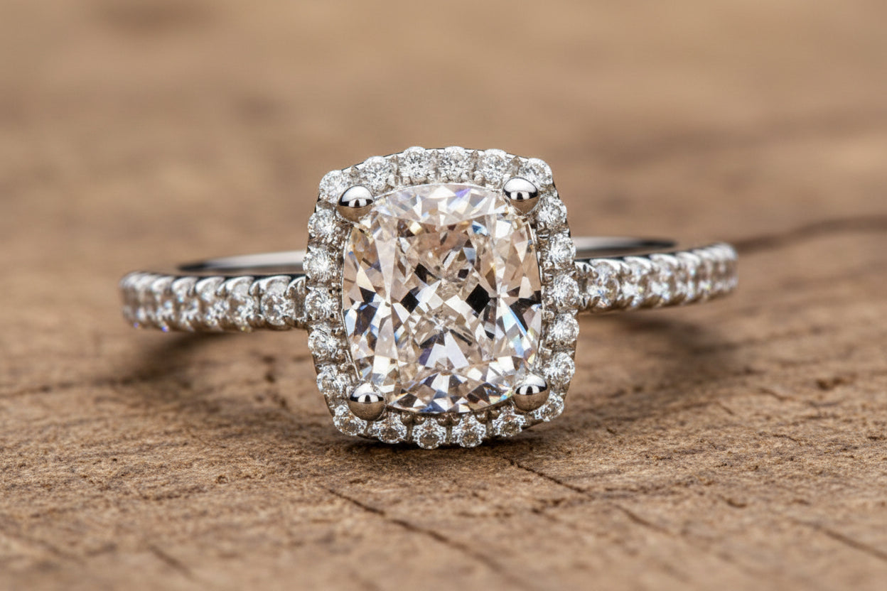 “Trendy White Gold Engagement Rings for Women - Bridal Wedding Jewellery”